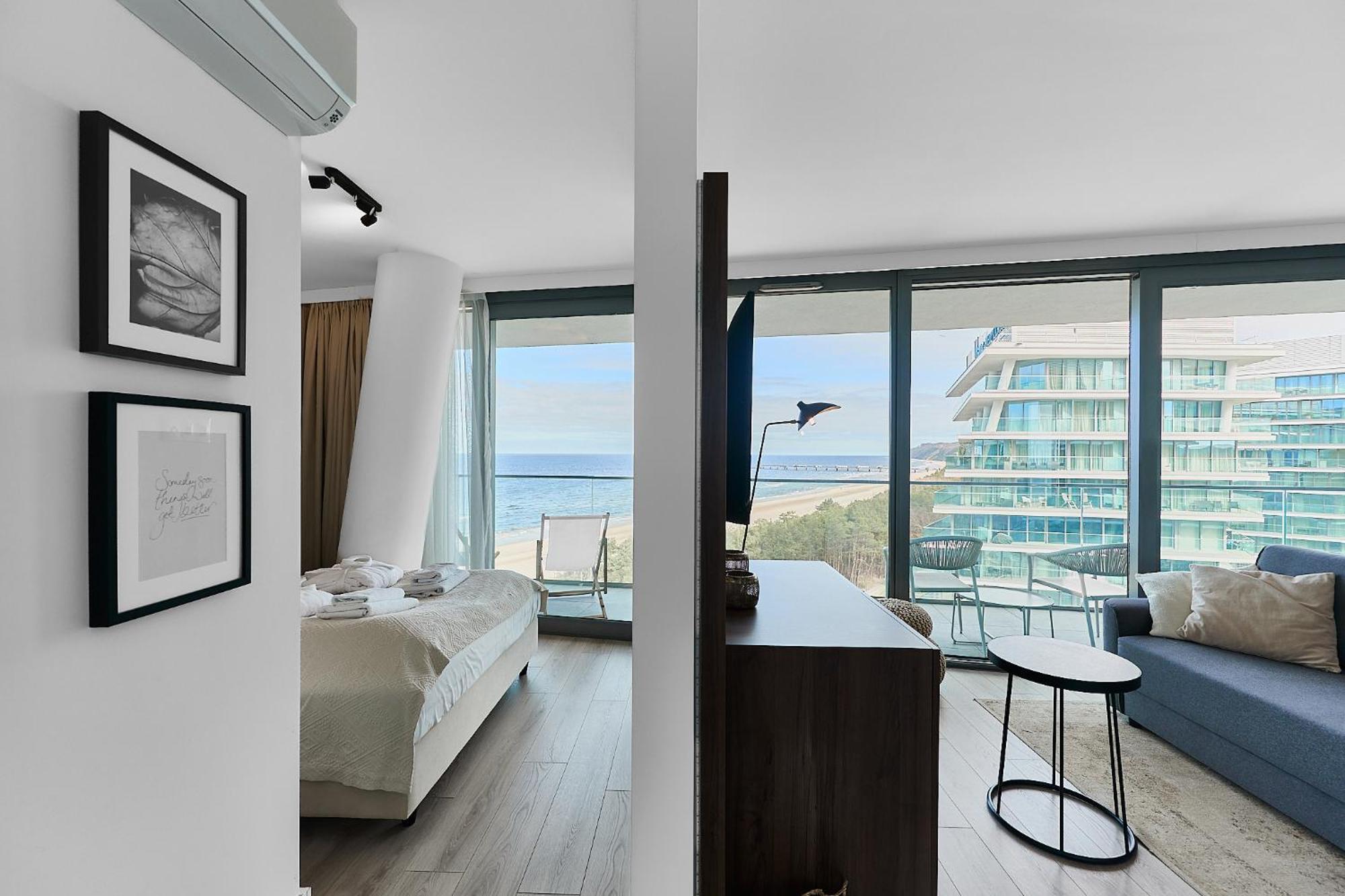 Wave Sea View Private Apartment - A864 미엥지즈드로예 외부 사진